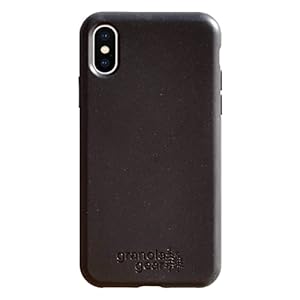 Eco by GranolaGear – Eco-Friendly Phone Case for iPhone X or XS – Biodegradable, Compostable, Plastic-Free, Made from Plants – Black Stone