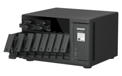 Image of QNAP TVS-h1277AX-R5-16G 12-Bay Desktop Hybrid NAS