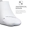 Feetures Elite Ultra Light Invisible Socks - Anti-Slip Sport Sock Liner with Targeted Compression - White, M (1 Pair) #3