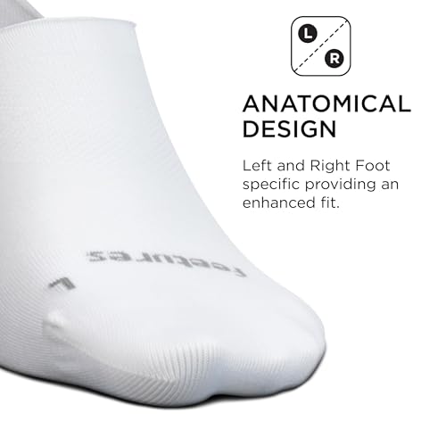 Image of Feetures Elite Ultra Light Invisible Socks - Anti-Slip Sport Sock Liner with Targeted Compression