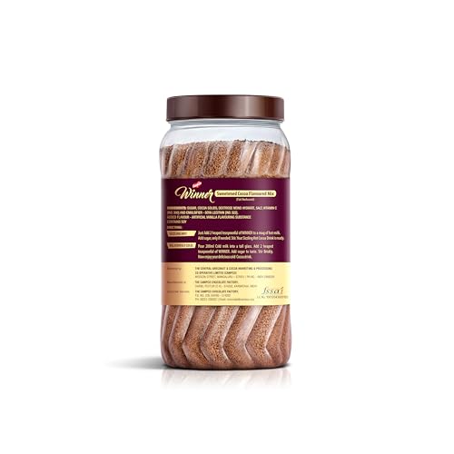Image of Campco Winner Delicious Hot or Cold Chocolate Drink Powder Mix, 400g(Pack of 2)