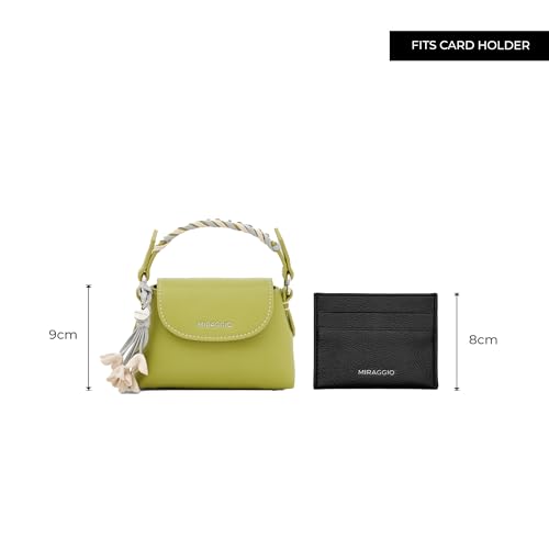 Image of Miraggio Micro Bag For Women With Adjustable & Detachable Crossbody Sling Strap | Mini Statement Bag