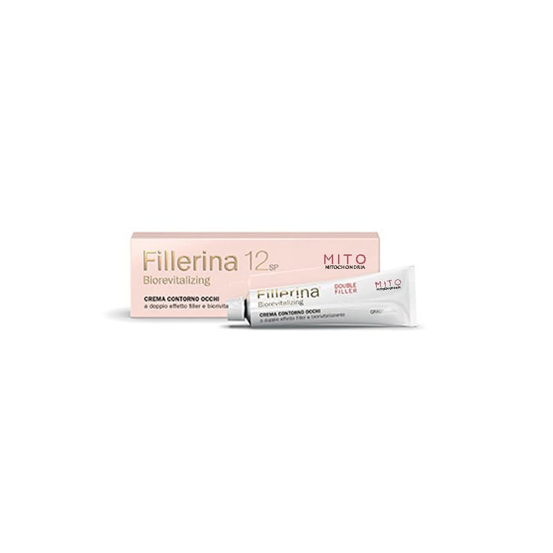 Fillerina 12 Biorevitalizing Double Filler MITO Crema contorno de ojos, 15 ml (grado 3)