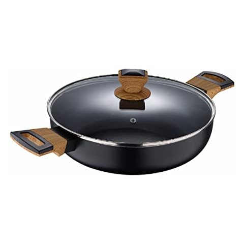 Casserole BERGNER Earth Black 28 cm Cover
