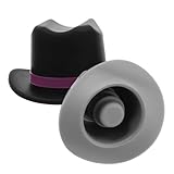 CLISPEED 2Stücke Cowboy Flaschenverschlüsse aus Silikon Wiederverwendbare Wein und Whiskey Stopfen Flexibles und Langlebiges Design für Frischen Wein für Weinliebhaber