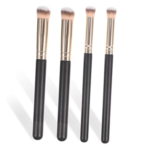 Outanaya 4pcs Multifunctional Makeup Brush Set Brow Concealer Brush for Natural Eye Makeup