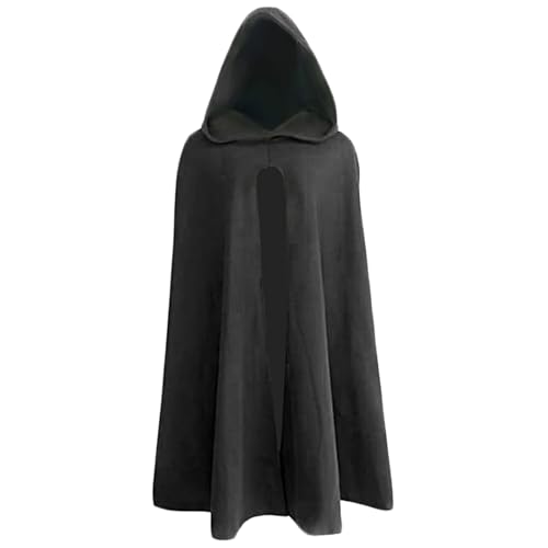 Manteau à capuche Renaissance anti-transpiration cape douce pour déguisement