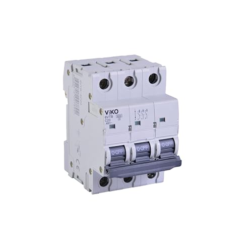 6VTB-3C20 Otomatik Sigorta 6kA C Tipi 3 Kutup 20A