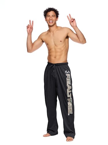 Realtree Pajama Pants for Men, Cotton-Poly Jersey PJ Pants, Men's Sleepwear PJ Bottoms2