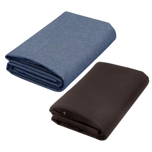 Image of Abhi Fashion Men's Cotton Formal Unstitched Trouser Fabric For Men (Pack Of 2)