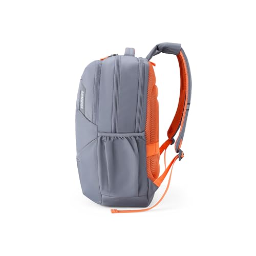 Image of American Tourister Brett 4.0 | 31 Ltrs | 3 Compartments | Bottle Pocket | Ergonomic Padded Back Panel & Shoulder Straps | Laptop Backpack | 1 Year International Warranty | Charcoal Grey