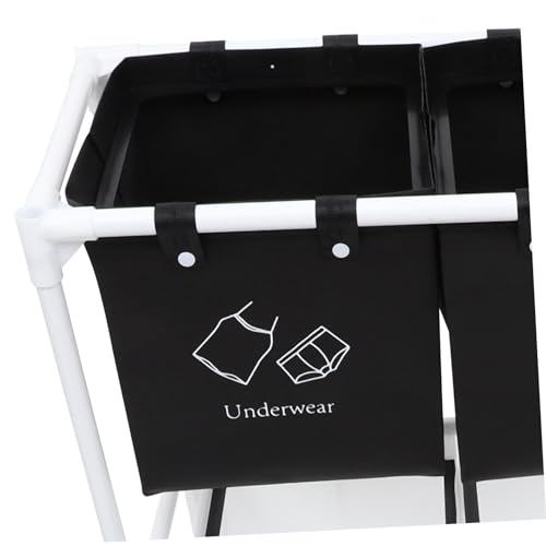 Panier à linge en plastique et coton LABRIMP pliable pour la maison - 6