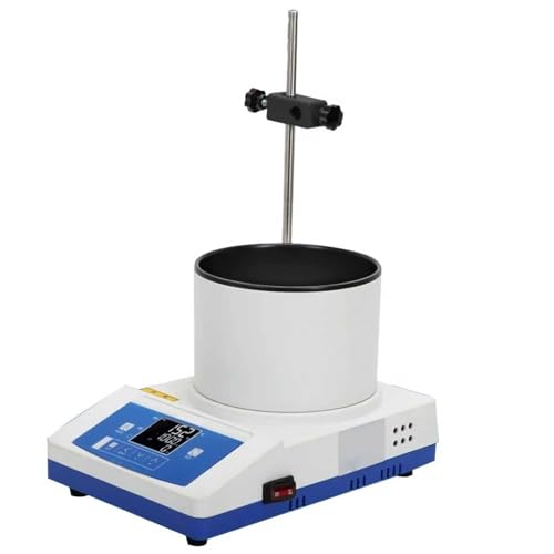 Laboratoryjny magnetyczny mieszadło grzewcze, cyfrowy mikser magnetyczny, kąpiel wodna i kąpiel olejowa magnetyczne mieszadło z płytą grzejną, uchwyt z regulacją wysokości, do obróbki cieplnej kolb
