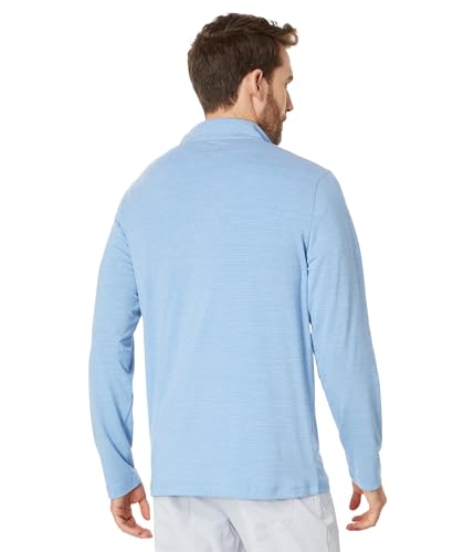 TravisMathew The Heater 1/4 Zip Heather Blue 2XL2
