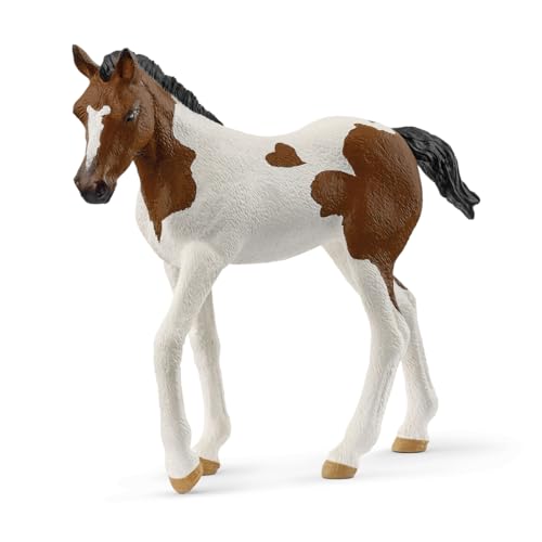 Schleich 14899 Poulain Paint Horse, dès 5 Ans, Horse Club - Figurine, 3 x 8 x 8 cm