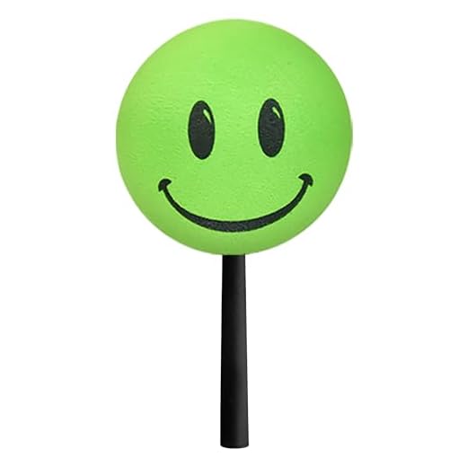 Tenna Tops Happy Smiley Face Car Antenna Ball/Auto Dashboard Accessory (Fits Fat Stubby Antenna) (Green)