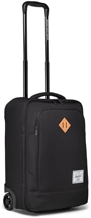 Herschel Supply Co. Heritage Softshell CarryOn Luggage, Black, Ca...