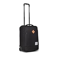 Herschel Heritage Softshell Luggage, Black, Carry On - 37.4L