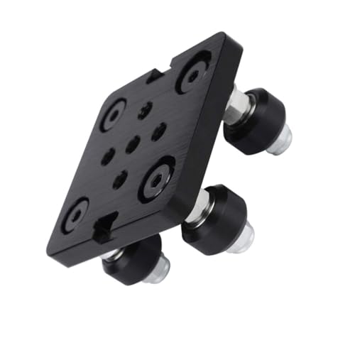 Ciieeo 2040 Aluminum Profile Pulley T-slot Mini Five-wheel Gantry Plate Black European 3d Printer Parts Accessories for 