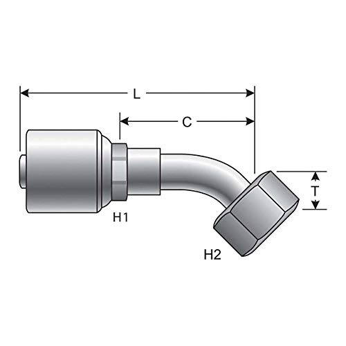 Image of Gates G25235-0810 Hydraulic Coupling