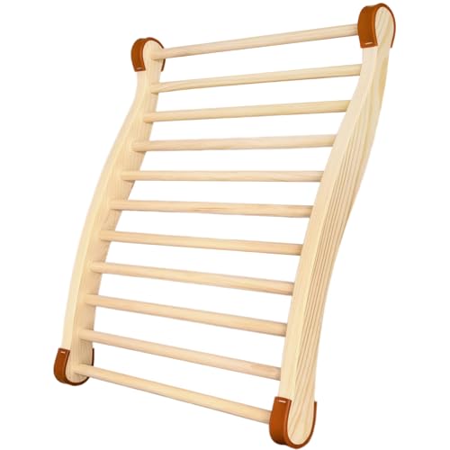 Zelmor Wooden Sauna Backrest – Non-Slip Infrared Sauna Back Rest Accessories