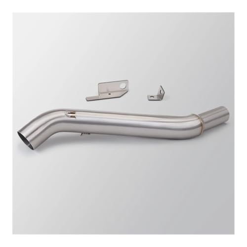 Tubo de escape medio de 51mm para moto Bajaj Pulsar NS 200 de acero inoxidable