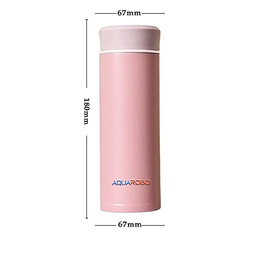 Vacuum Insulated Water Bottle,10Oz Double Wall Insulation Stainless Steel Thermos Cup With Ceramic Liner Keep Beverage Hot Or Cold For 6 Hours, Tea Coffee Travel Tumbler Mug (Pink) #TOP3