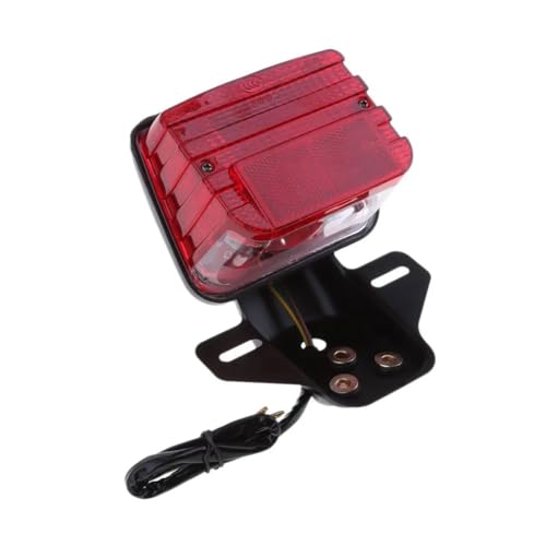 Feu arrière de moto avec support et ampoule pour CG125 CT70 CT90