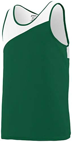Augusta Sportswear Boys' Large 353, Dark Green/White