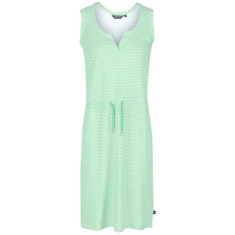 Regatta Womens Fahari Maxi Dress in VibGreen/White Cover
