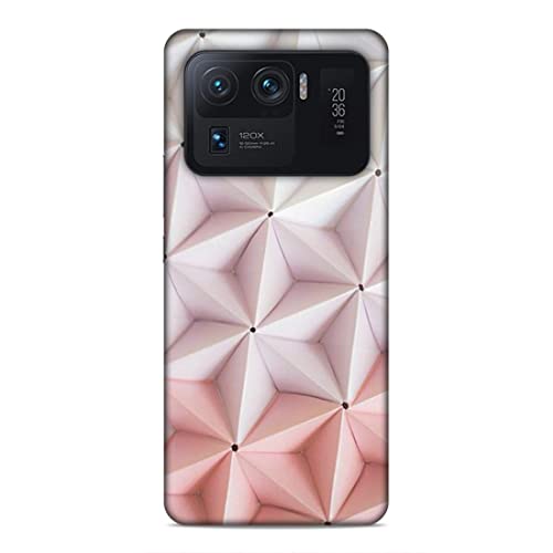 Image of Printed Mobile Back Hard Case Cover for Xiaomi Redmi 11 Ultra | Pink Stars, Multi Stars Black dot -2180