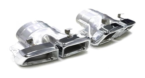 Tubos de escape de acero inoxidable negro para CLS63 W218 y ML63 W166