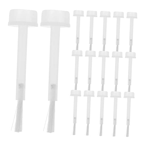 IWOWHERO 100pcs Nail Polish Brush Replacement Soft Bristles Dipping Liquid Applicator for Nail Design Brushes