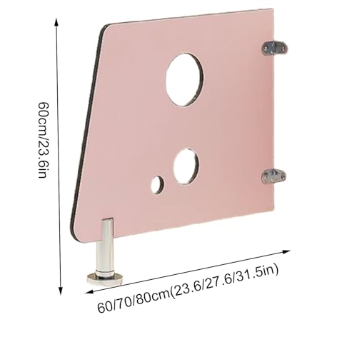 Mampara divisoria de acero inoxidable 304 y panel amarillo resistente para proyectos públicos 2