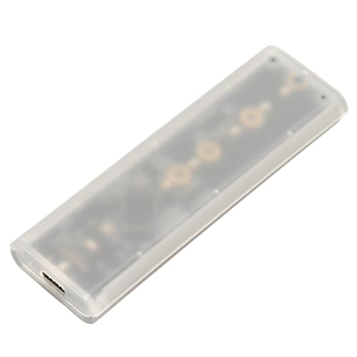Gabinete M.2 NVMe SSD USB 3.1 Tipo C, Clear Cover LED miniatura 2
