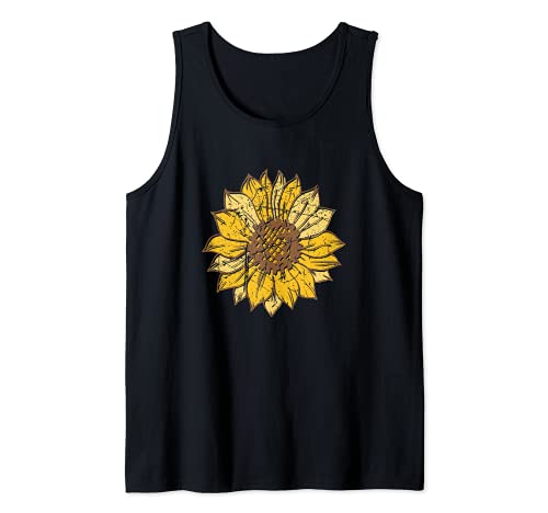 Planta de jardinería floral de verano de diseño retro de Camiseta sin Mangas