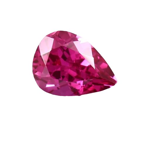 Tourmaline Rubellite naturelle poire 12x9x7mm pour bague et pendentif