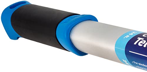 Image of Unger Professional Connect & Clean 3'-6' Aluminum Telescopic Extension Pole with Locking Cone & Quick-Flip Clamp - Compatible with Cleaning Tool Attachments, Window Cleaning & Dusting Tool (Pack of 2)