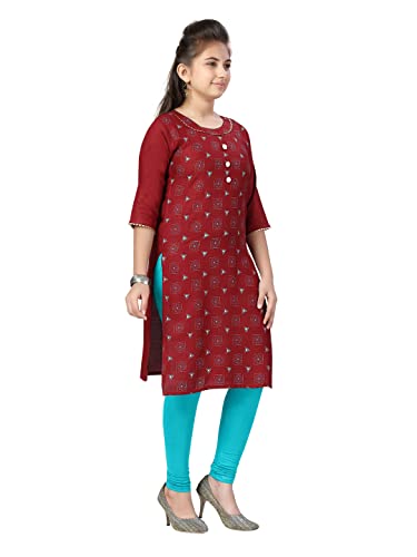 Image of MUHURATAM Girls Tunic Shirt