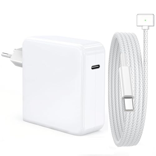 MacBook Pro Air Ladekabel 96W USB-C auf Magnetisch 3 MacBook Ladegerät für MacBook Pro 14/16 (M5/M4/M3/M2/M1 Pro/Max) 2021-2026 MacBook Air 13/15(M5/M4/M3/M2) 2022-2026 mit 2M Geflochtenem Kabel