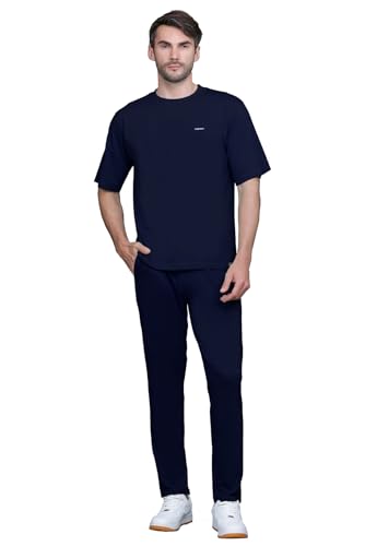 Image of GODFREY Co ord Set For Men Stylish - Cotton Track Suit For Man Summer T Shirt Lower Set