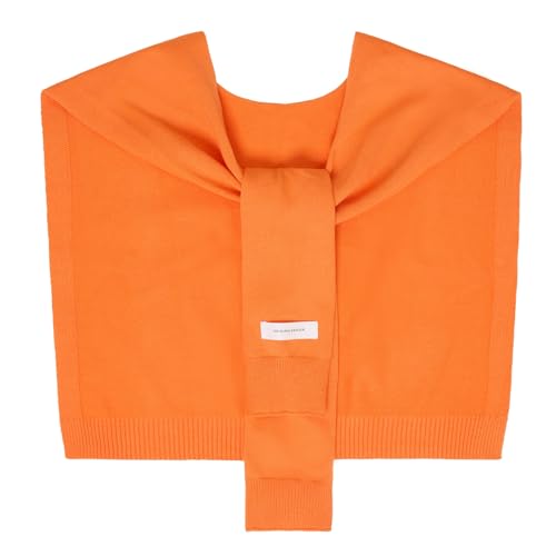 Image of WaJuemy Sweater Shawl Wraps for Women Sweater Knitted Knotted Shawls Travel Casual Scarf Cape Shoulder Tops Fashion Wrap
