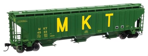 Walthers Mainline 910-49025 HO Scale 57' Trinity 4750 3-Bay Covered Hopper - Ready to Run - Missouri-Kansas-Texas(TM) #4523