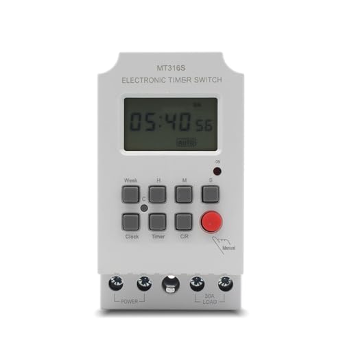Minuterie interrupteur MT316S 30A pour stopper le gaspillage d'énergie 220V