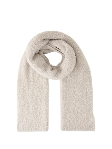 TOM TAILOR Damen 1048653 Schal mit Bouclé Struktur, 36844-Sand Stone Beige Melange, OneSize TOM TAILOR Damen 1048653 Schal mit Bouclé Struktur, 36844-Sand Stone Beige Melange, OneSize