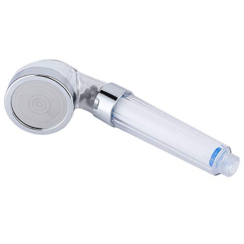 Aoresac Agujeros de Salida de Agua Densos y Fluentes de Agua Presurizado, Iones Negativos de Mano, Cabezal de Ducha para (Ducha de 6 cm + Tres esponjas filtradas)