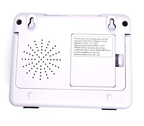 Identificador de llamadas hablante con pantalla LCD grande FC-0215 miniatura 6