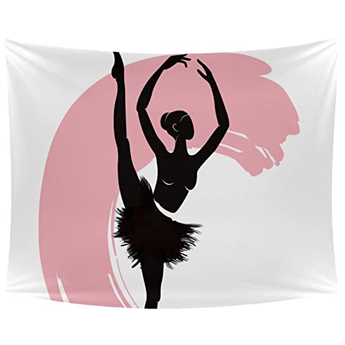 90X56 Inches Extra Large Ballerina Girl Tapestry Wall Hanging, Art Wall Decoration Tapestry For Girls Boys Playroom, Women Men Bedroom, Living Room #TOP15