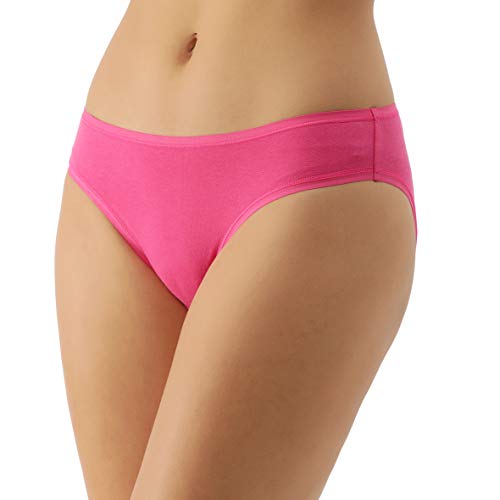 Image of Amante Solid Low Rise Cotton Bikini Panty Pack(Pack of 3)