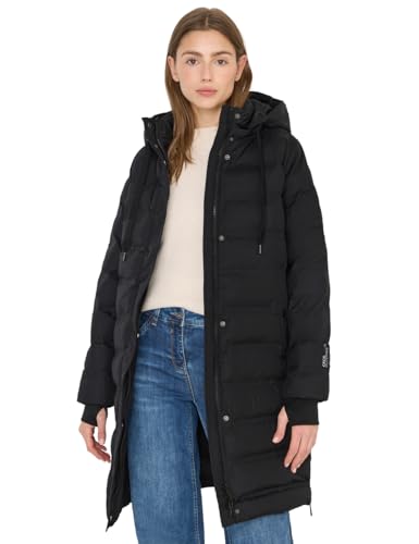 CECIL Mantel mit verklebten Nähten Black XXL